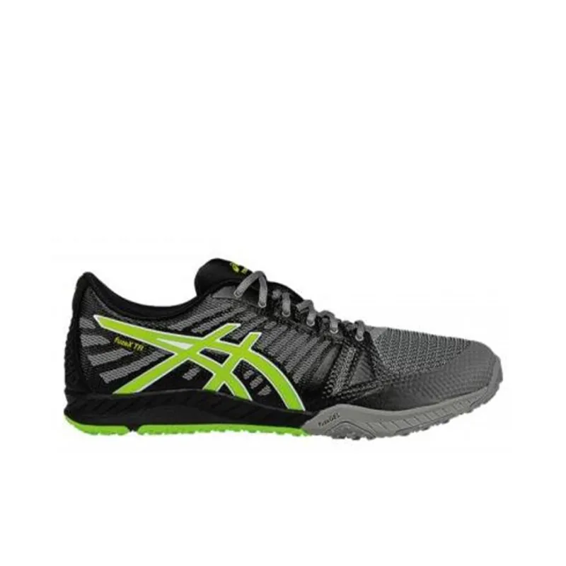 Asics Fuze Tr Anti-Slip And Wear-Resistant Breathable Low-Top Running Shoes Men's Gray Green-1