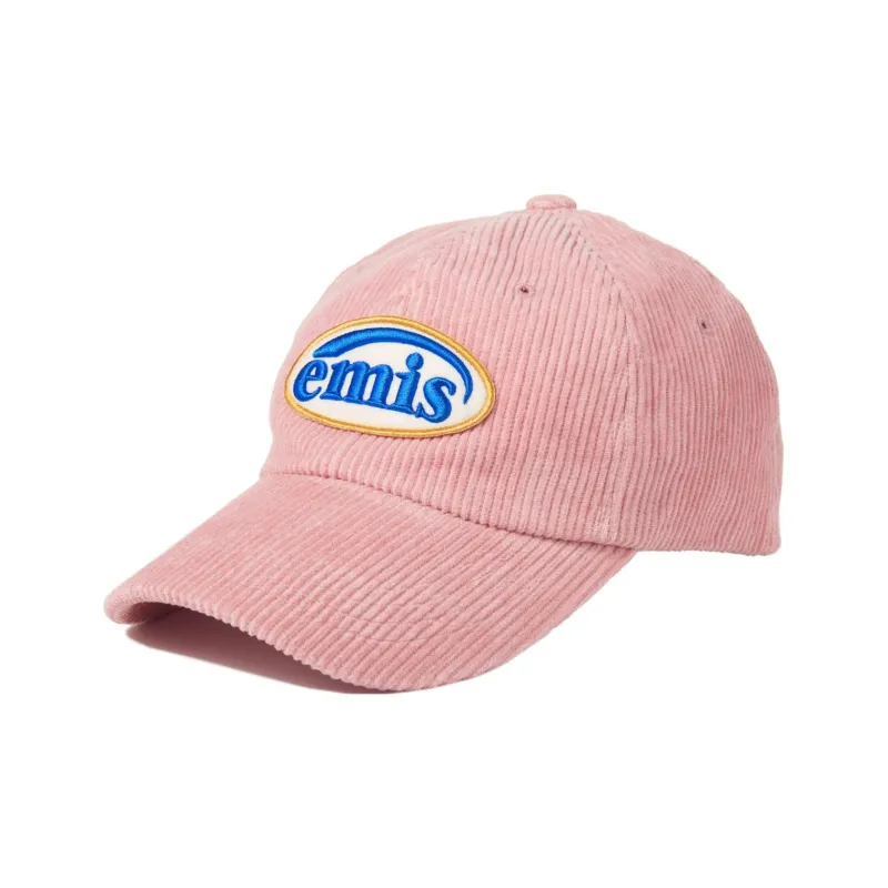 Emis Corduroy Cotton Baseball Caps Women's Pink-1