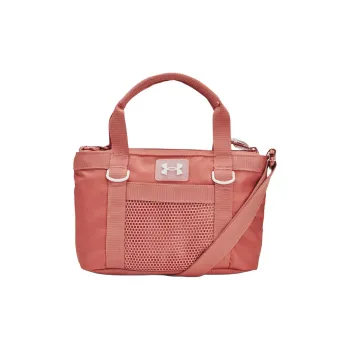 Under Armour Polyester Tote Bag Shopping Bag Shoulder Bag Crossbody Bag Mini Women's Canyon Pink & White Quartz
