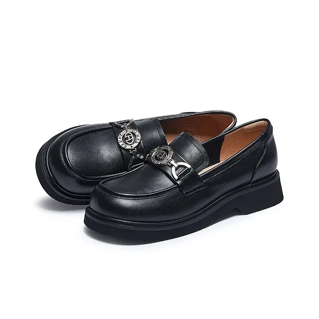 CAMEL Loafers Women's Black/Beige-2