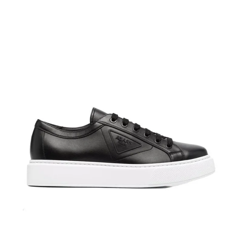 PRADA Cushioning Slip Resistant Low Top Casual Shoes Men's Black-1