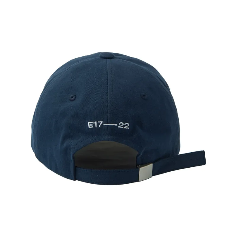 Emis Cotton Baseball Caps Unisex Beige/Blue-2