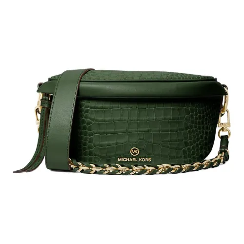 MICHAEL KORS Slater Leather Crossbody Bag Shoulder Bag Women's Amazon Green
