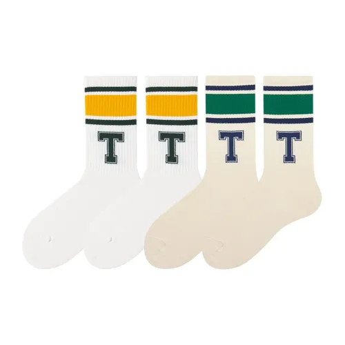 Hello Monday Mid-Calf Socks Men's 4 Pack