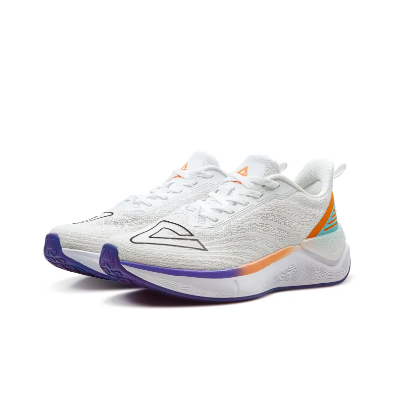PEAK Zephyr 1.0 Low Top Taichi Technology Running Shoes Men's Baymax/Orange-2