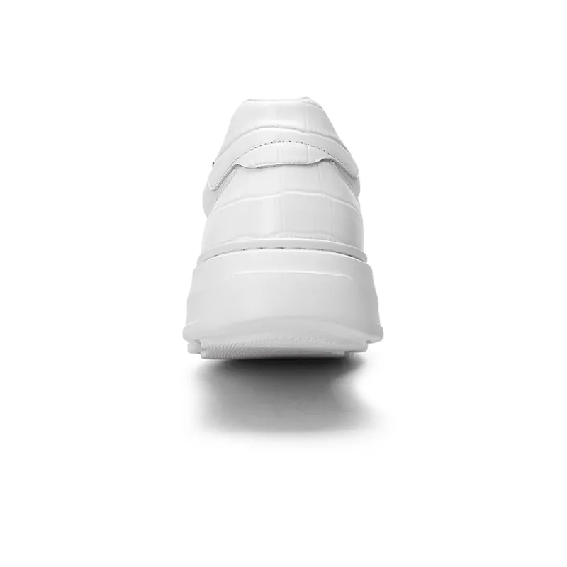 CROWN Skateboard Shoes Men's White One Yard Larger-3