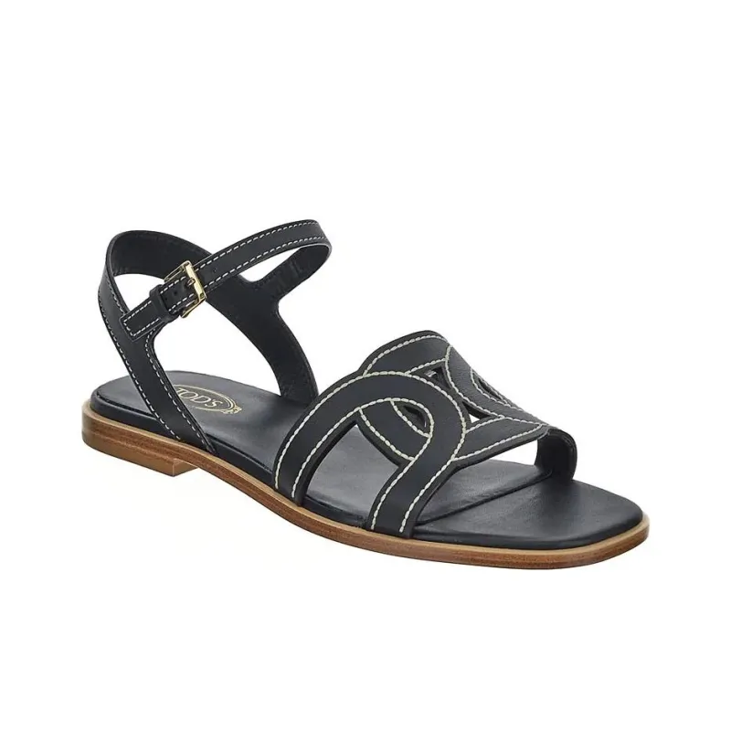 TOD'S Kate Contrast Stitched Sandals Women's-2
