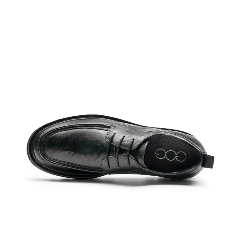GOG Invisible Height Increasing 8cm Business Commute Dress Shoes Men's-1