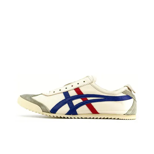 Onitsuka Tiger MEXICO 66 Casual Shoes Men Low-Top White/Red/Blue