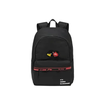 LiNing League Of Legends Pool Party Collaboration Sports Life Collection Polyester Backpack Regular Unisex Black