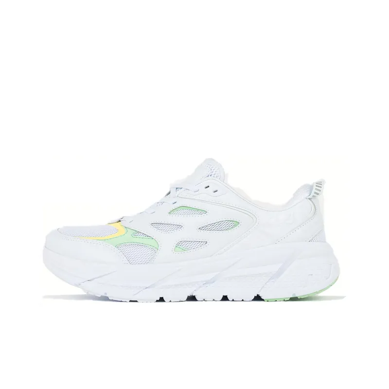 HOKA ONE ONE Clifton L White Green Ash All Gender-0