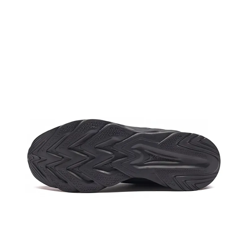 361° Anti Slip Wear Resistant Low Top Sports Casual Shoes Men's Black Gray-4