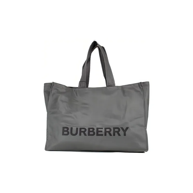 Burberry Nylon Tote Bag Grey-0