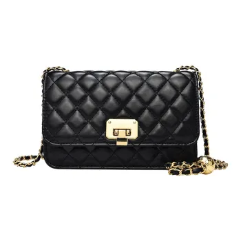 Jade En Plus PU Shoulder Bag Regular Women's Black/Ecru