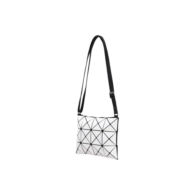 ISSEY MIYAKE PVC Shoulder Bag Crossbody Bag Small Size Unisex White-1