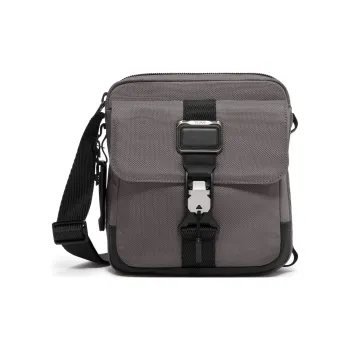 TUMI Alpha Bravo Nylon Shoulder Bag, Crossbody Bag Men's Charcoal Black