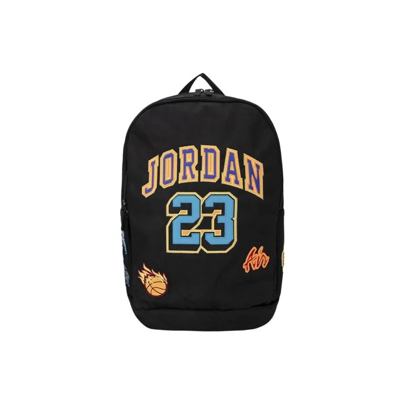 Jordan Fabric Backpack Unisex Jet Black-0