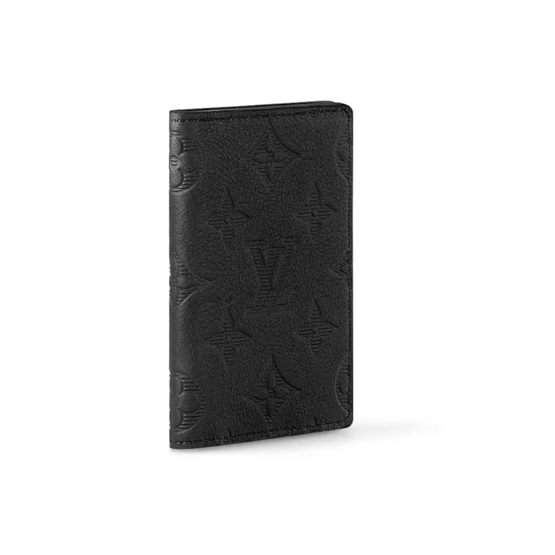 LOUIS VUITTON Pocket Organizer Monogram Shadow Black-1