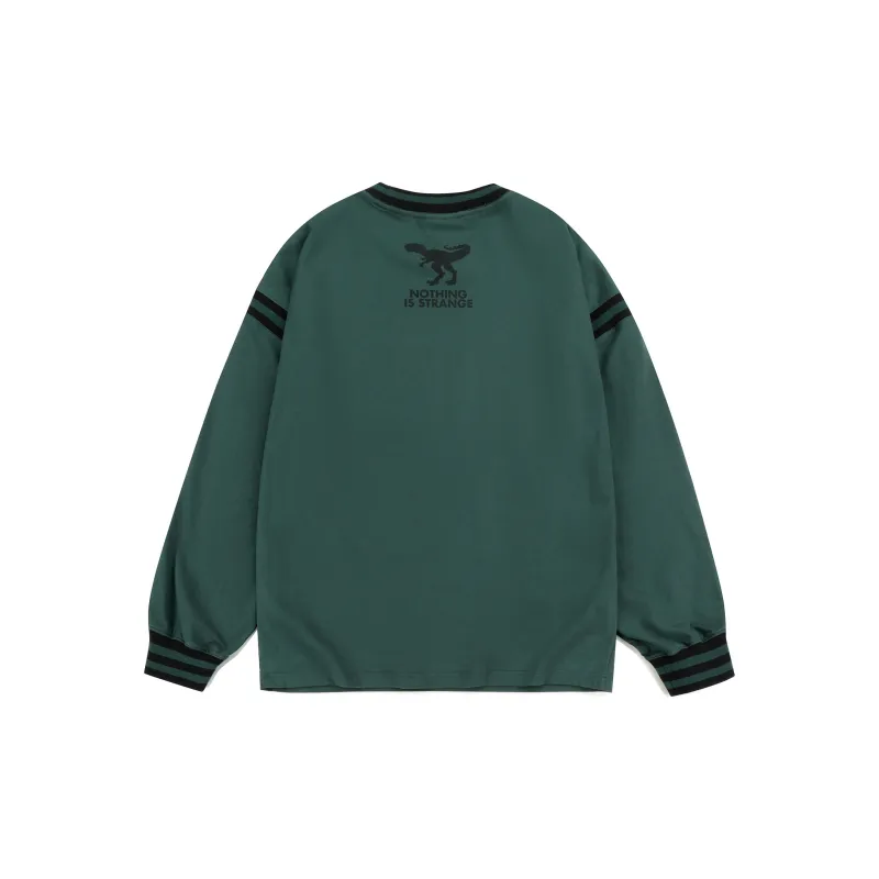 Guuka Dinosaur Foam Print Top Unisex-1