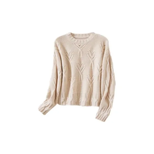 Vidolas Sweaters Women's Cream Apricot