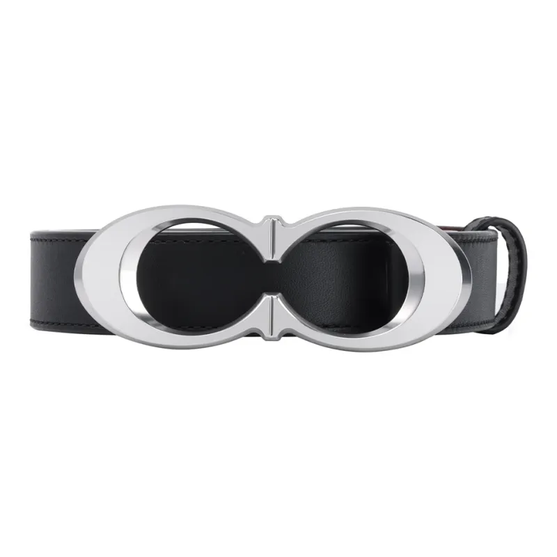 COACH Calfskin Leather Belts Unisex Width  2.5cm-0