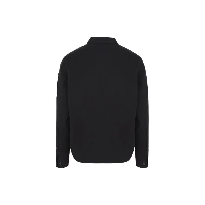 C.P.Company Lens Detailed Curved Hem Shirt-1