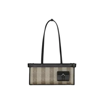 STAR TOWN PVC Crossbody Bag, Shoulder Bag Women's Mousse Black/Coffee Brown