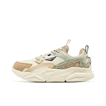 Erke Heartfelt Cushioning Anti Slip And Wear Resistant Low Top Sports Casual Shoes Men's Pink White