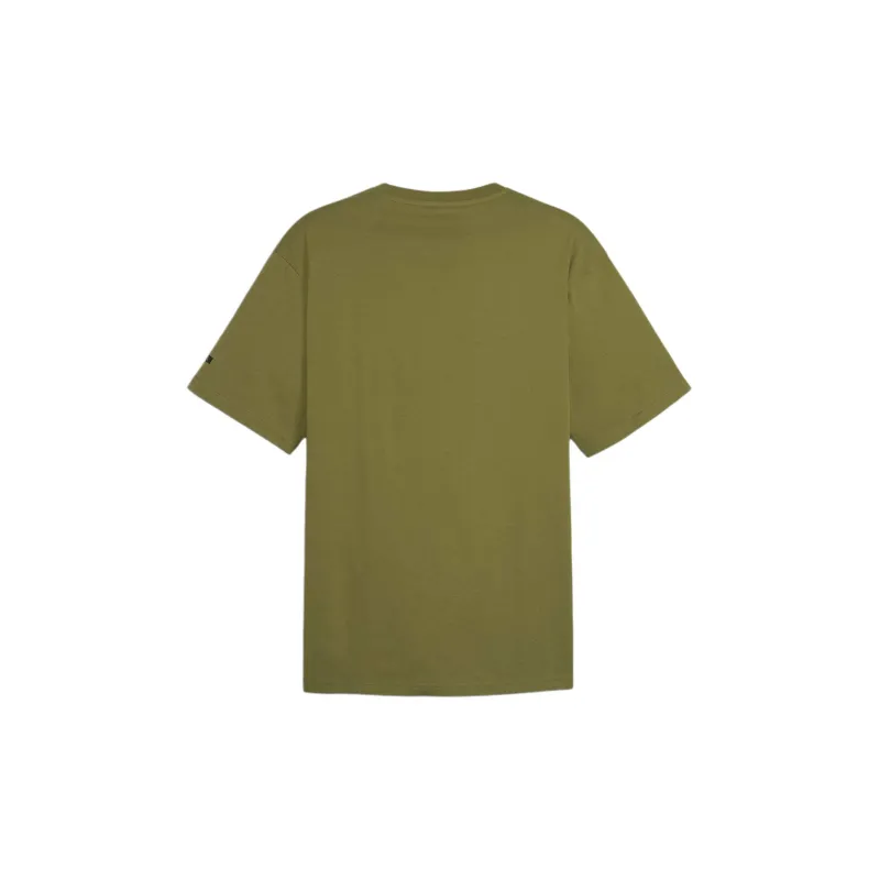 PUMA RAD/CAL T Shirt Men's Olive Green-1