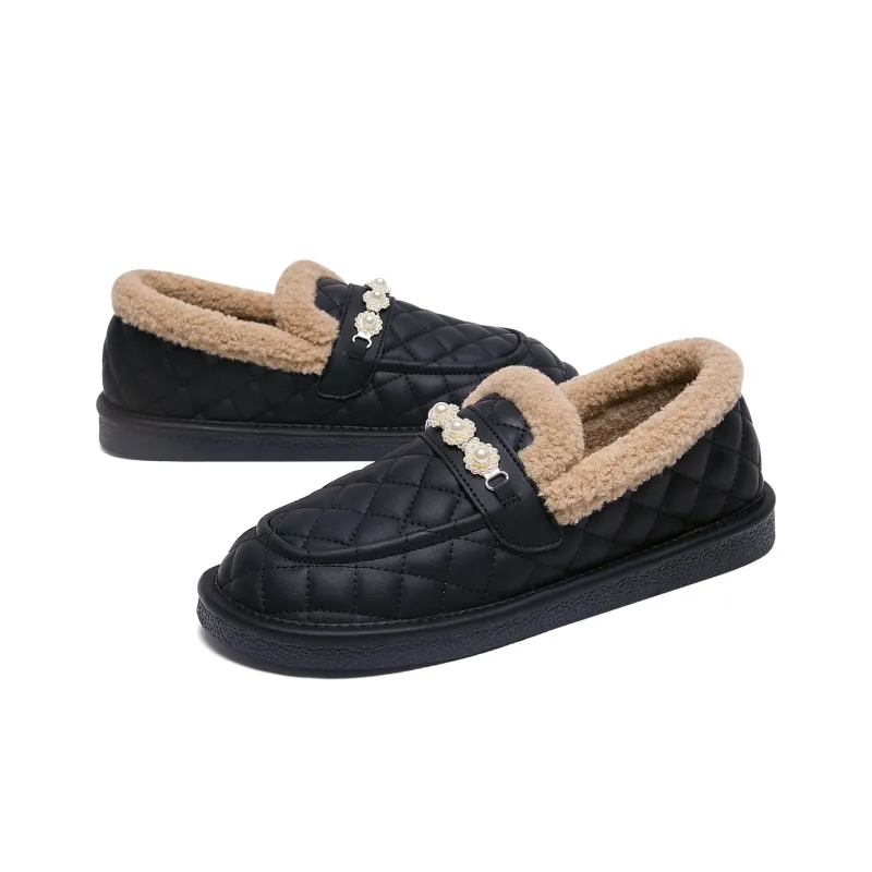 WARRIOR Loafers Women's Beige, Black-9