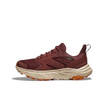 HOKA ONE ONE Anacapa 2 Low GTX Cushioning, Wear Resistant Low Top Outdoor Shoes Women's Light Brown