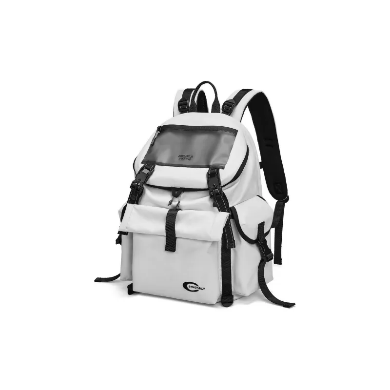 CHAOFANJI Membrana Dermalis Backpack Laptop Bag Regular Unisex White/Black-1