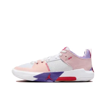 Jordan One Take 5 One Take 5 Abrasion Resistant Low Top Basketball Shoes Men's White Pink Purple