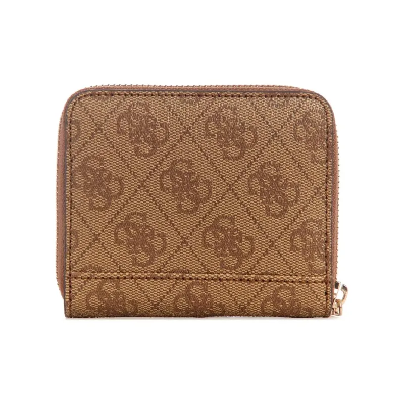 GUESS Artificial Leather Wallet Small Size Women's Brown-1