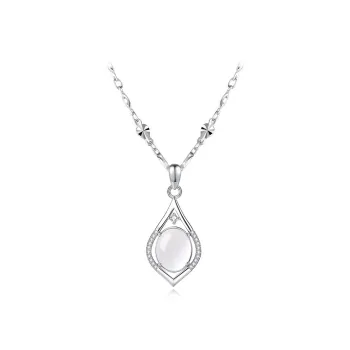 SEVEN COOK Chalcedony Jade Necklaces Women's