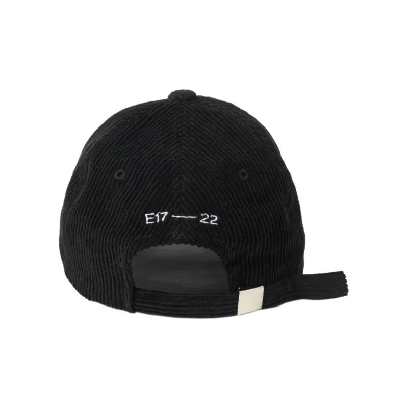 Emis Corduroy, Cotton Baseball Caps Unisex Black-2