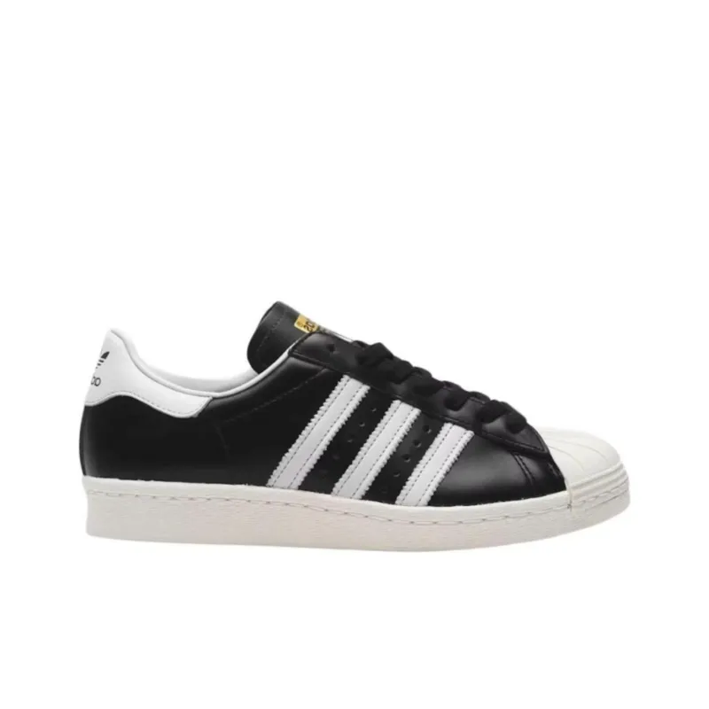 Adidas Superstar 80s Dlx Black Vintage White-1
