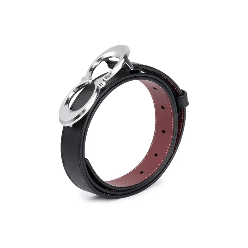 COACH Calfskin Leather Belts Unisex Width  2.5cm-2