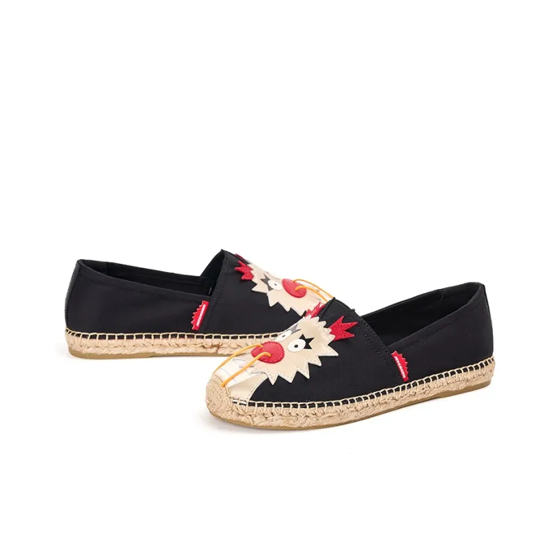 Joy&Mario Espadrilles Women's Black/Red/Beige/Yellow-2
