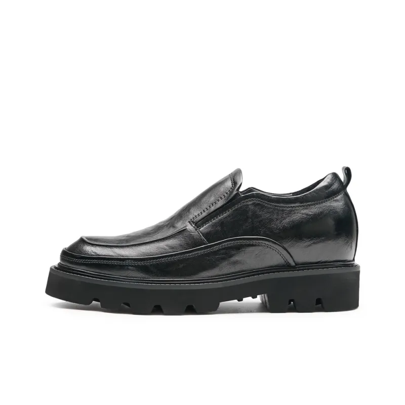 GOG Invisible Height Increasing 8cm Business Commute Dress Shoes Men's-10