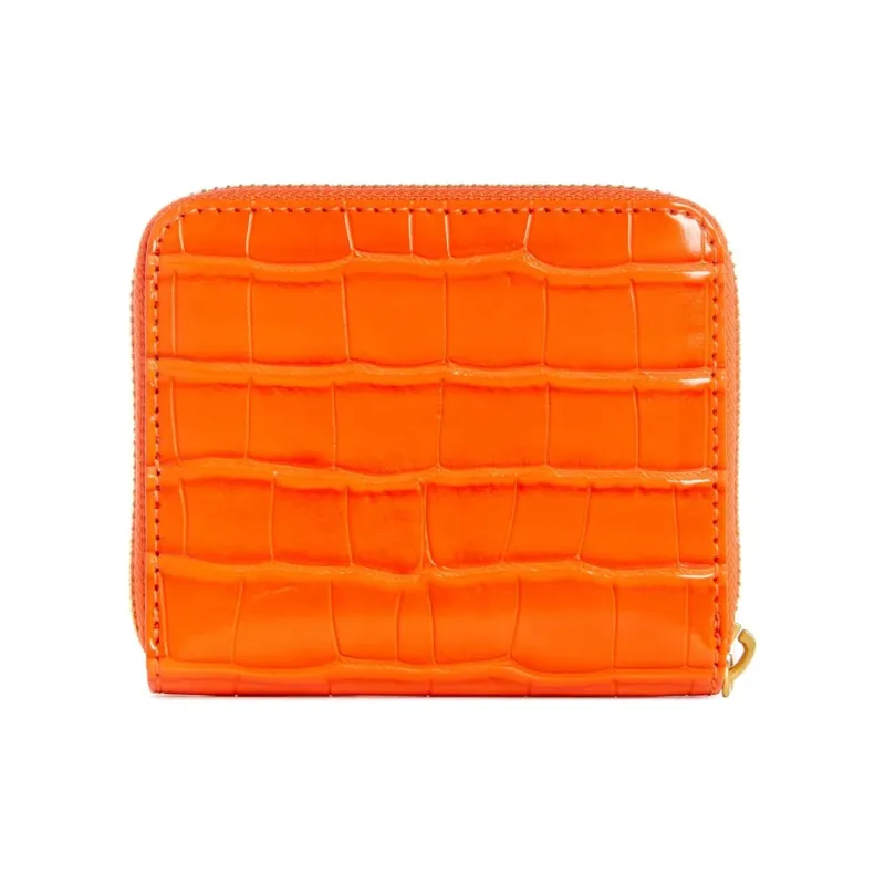 GUESS Artificial Leather Wallet Small Size Women's Orange-1