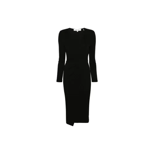 DVF Diane Von Furstenberg Long-Sleeved Dresses Women's Black