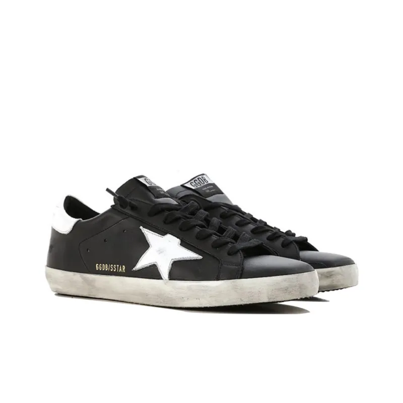 Golden Goose Super Star Stylish Skateboarding Shoes Men's Black-2