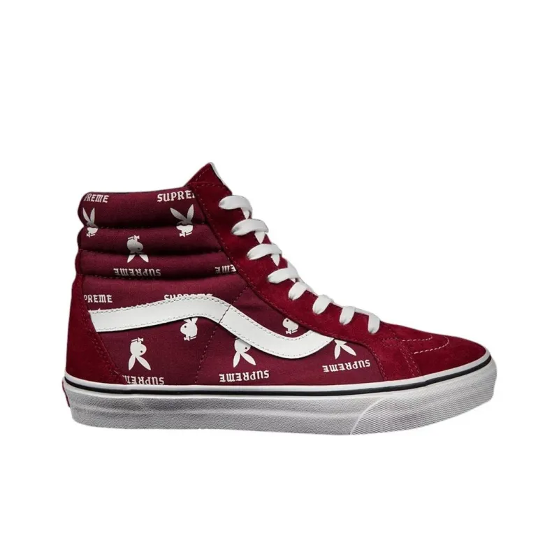 Vans Sk8 Hi Supreme X Playboy Burgundy-1