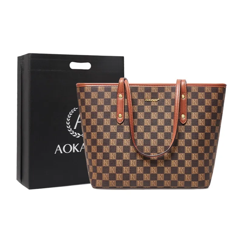 AOKANG PVC Mom Bag, Underarm Tote, Tote Bag, Shopping Bag, Shoulder Bag, Schooling Bag Women's Multicolor-6
