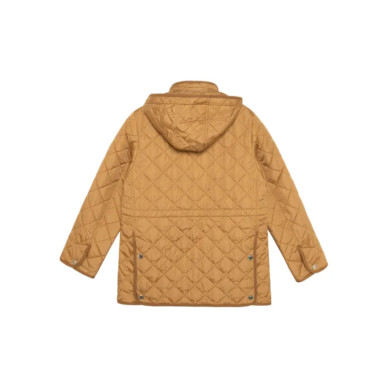 Burberry Diamond Quilted Drawstring Waist Hooded Jacket-1