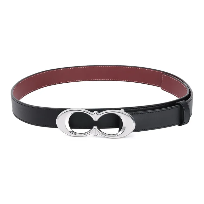 COACH Calfskin Leather Belts Unisex Width  2.5cm-1
