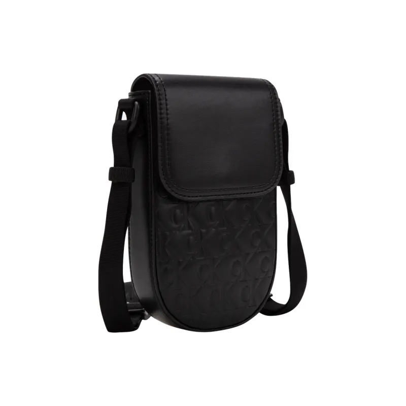 CALVIN KLEIN Synthetic Material Crossbody Bag Men's Space Black-1