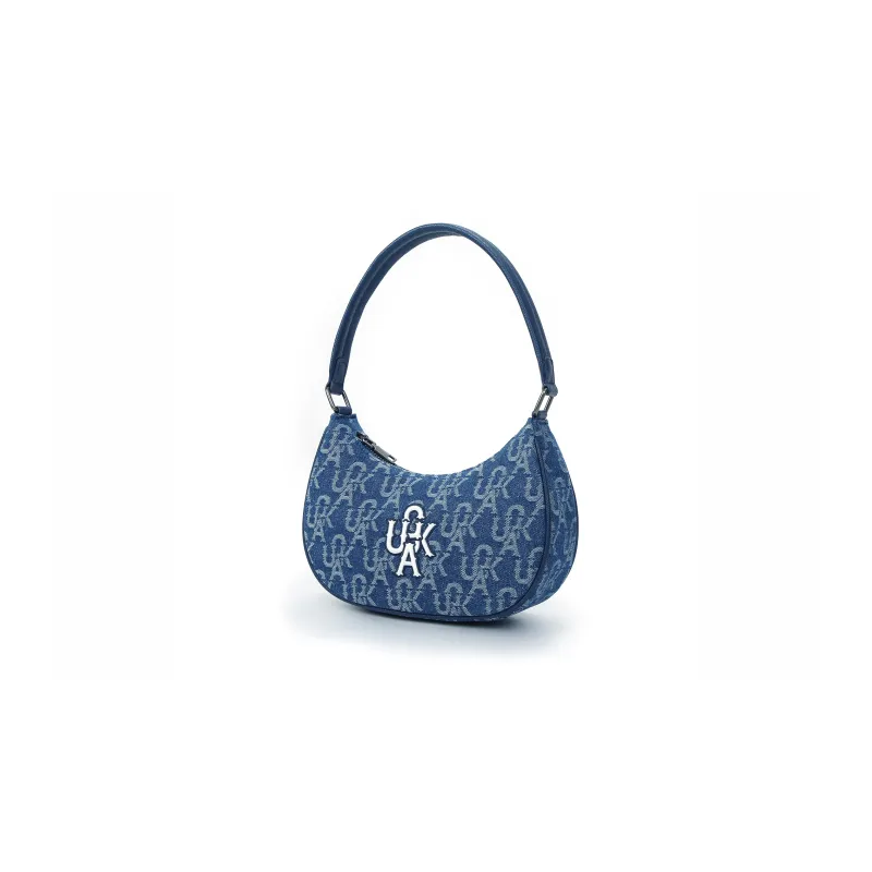Guuka Fabric Handbag Unisex Denim Blue-1