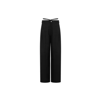 Three Quarters Suit Trouser Women's Black